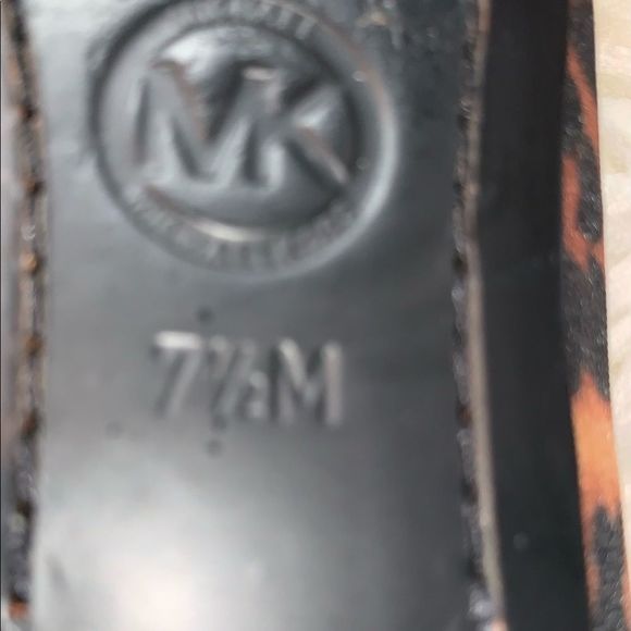 Used Michael Kors Loafers Leopard Print Loungewear Flats Shoes Comfy - Picture 6 of 7